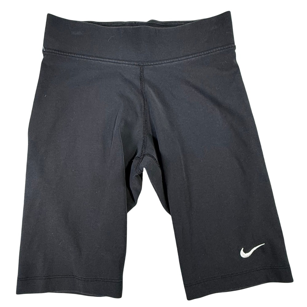 Nike Sportswear Essential Bike Shorts Black High Rise CZ8526-010 Womens XS